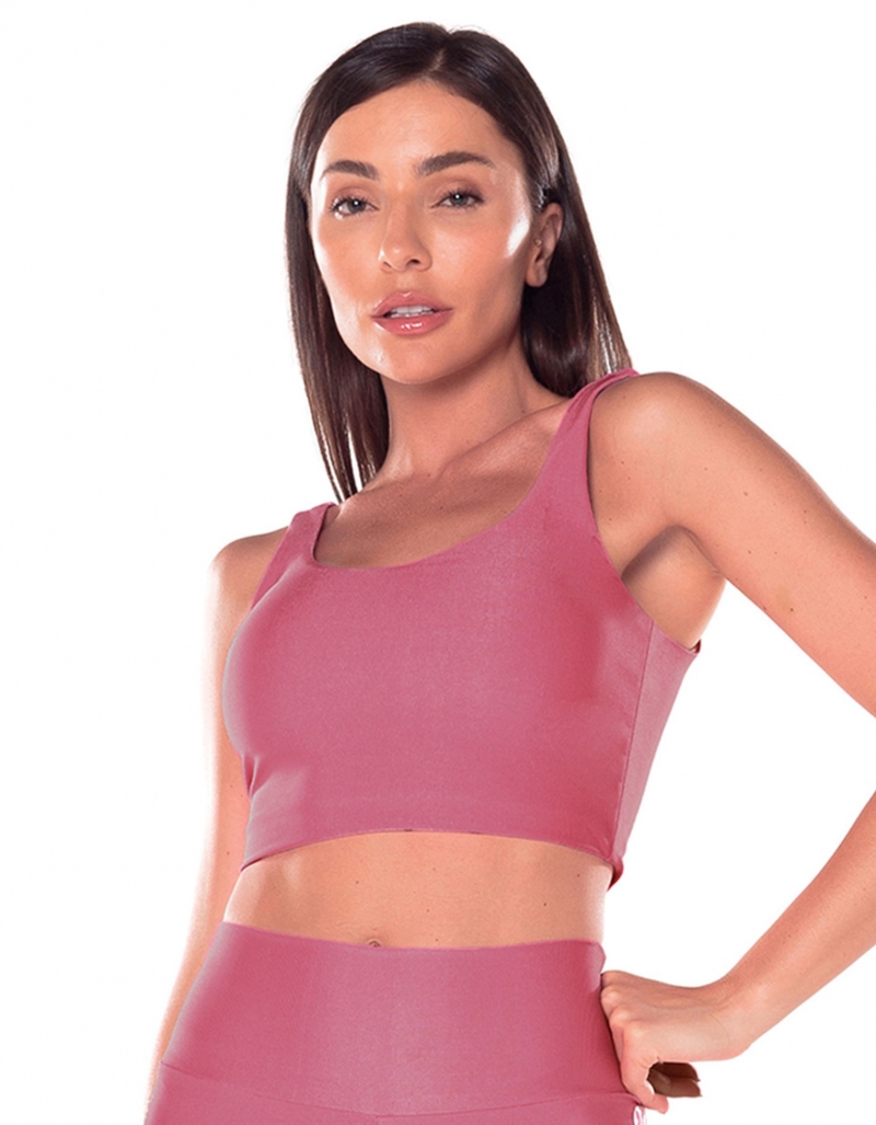 Vestem - Lily Pink Crop Top Liris - TOP1076.V25.C0469