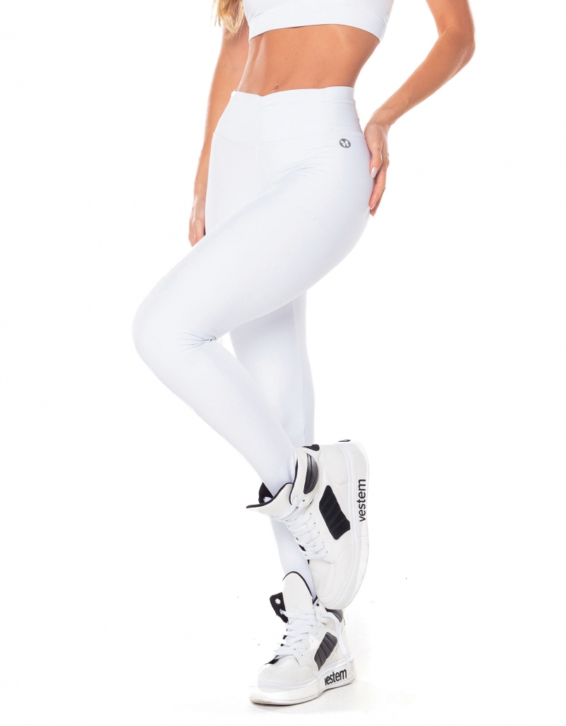 Vestem - White Cos Frufru leggings - FS1082.ESS.C0001