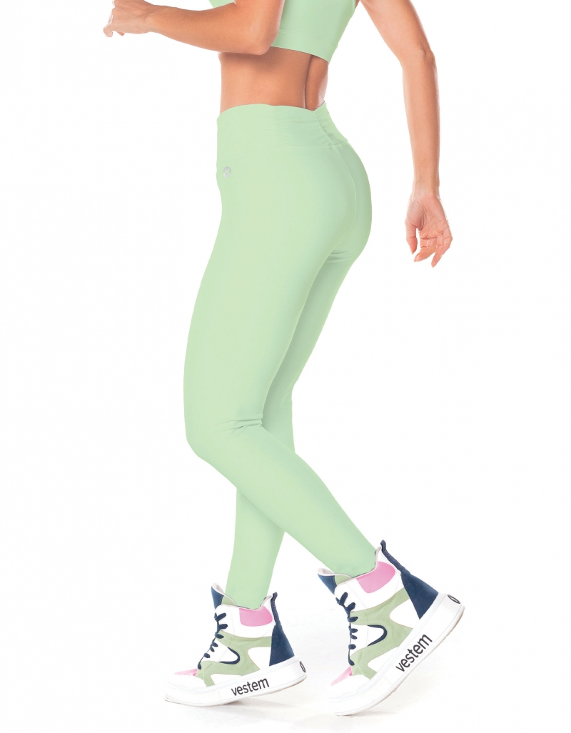 Vestem - Mint Green Cos Frufru leggings - FS1082.ESS.C0280