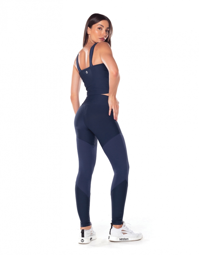 Vestem - Luna Marinho Dark Cutout leggings - FS1402.V25.C0173