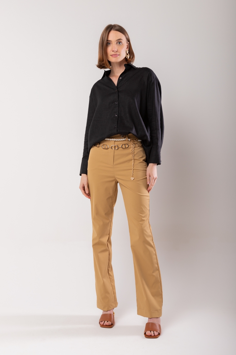 Hidrogênio - TAILORED STRAIGHT PANTS IN KHAKI MARTA TWILL - 20067006