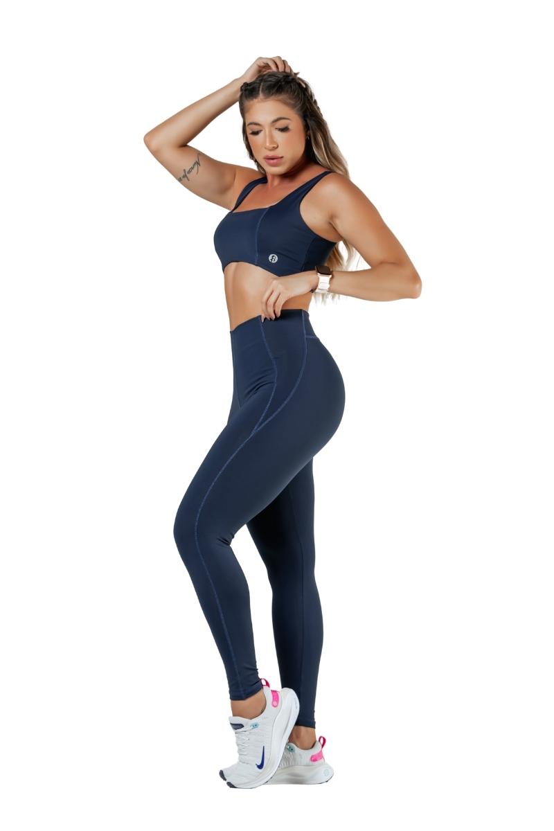 Garotafit - Set Beat Navy Blue - FCS343LM