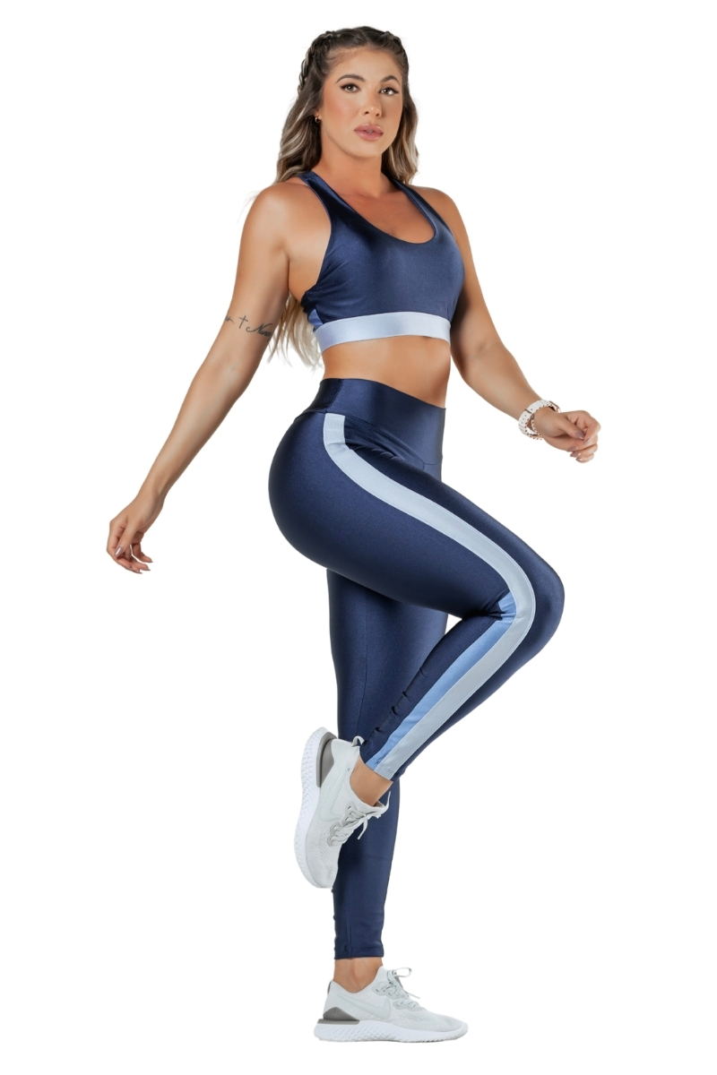 Garotafit - Navy Fresno and Light Blue Set - FCS114LMLC