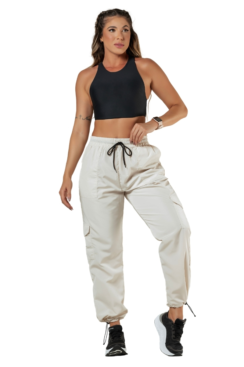 Garotafit - Thunder Oatmeal Pants - FUS477IA