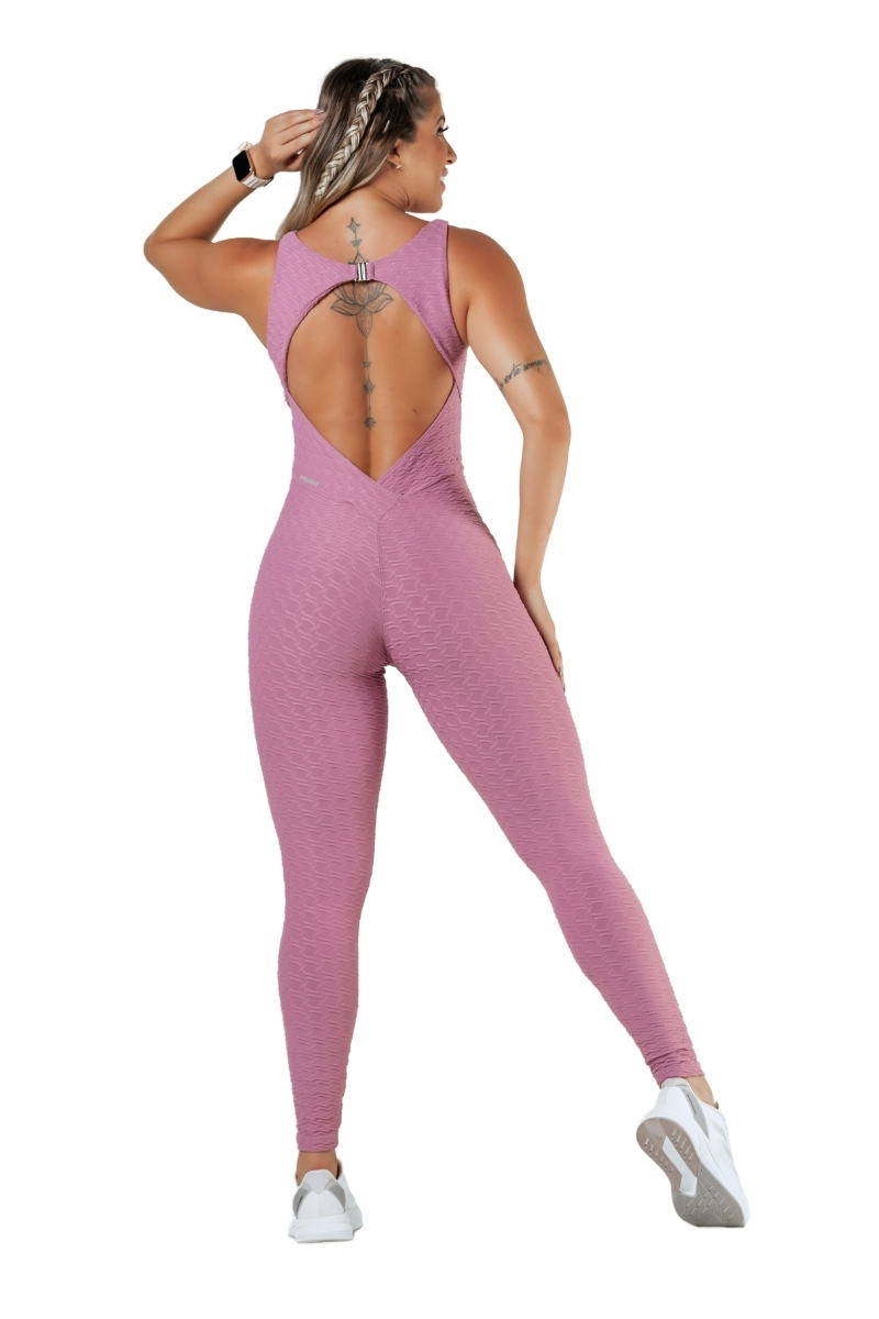 Garotafit - Yushan Rosê Jumpsuit - MAC214RS