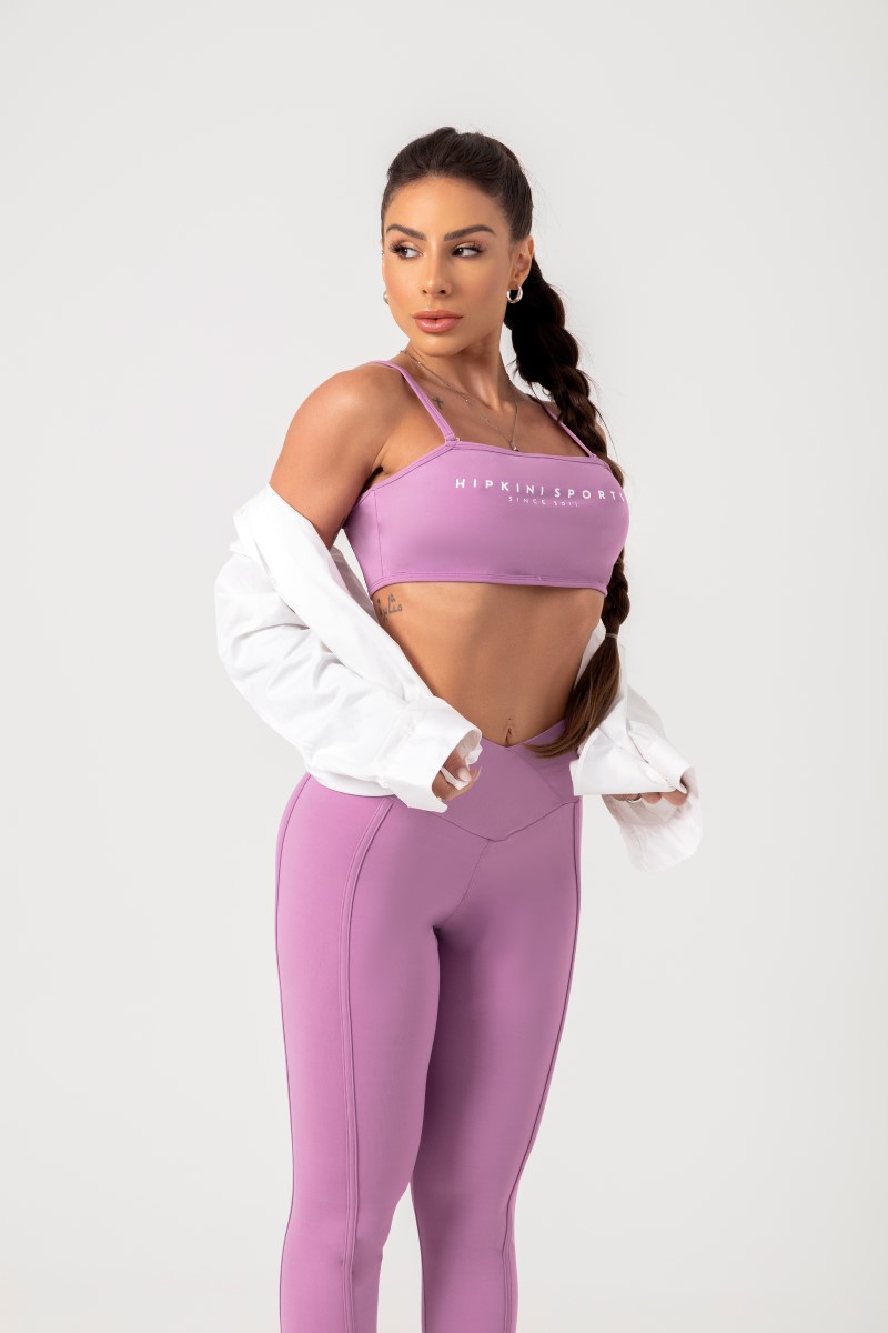 Hipkini - Lilac Movement Top with Removable Straps - 33330706