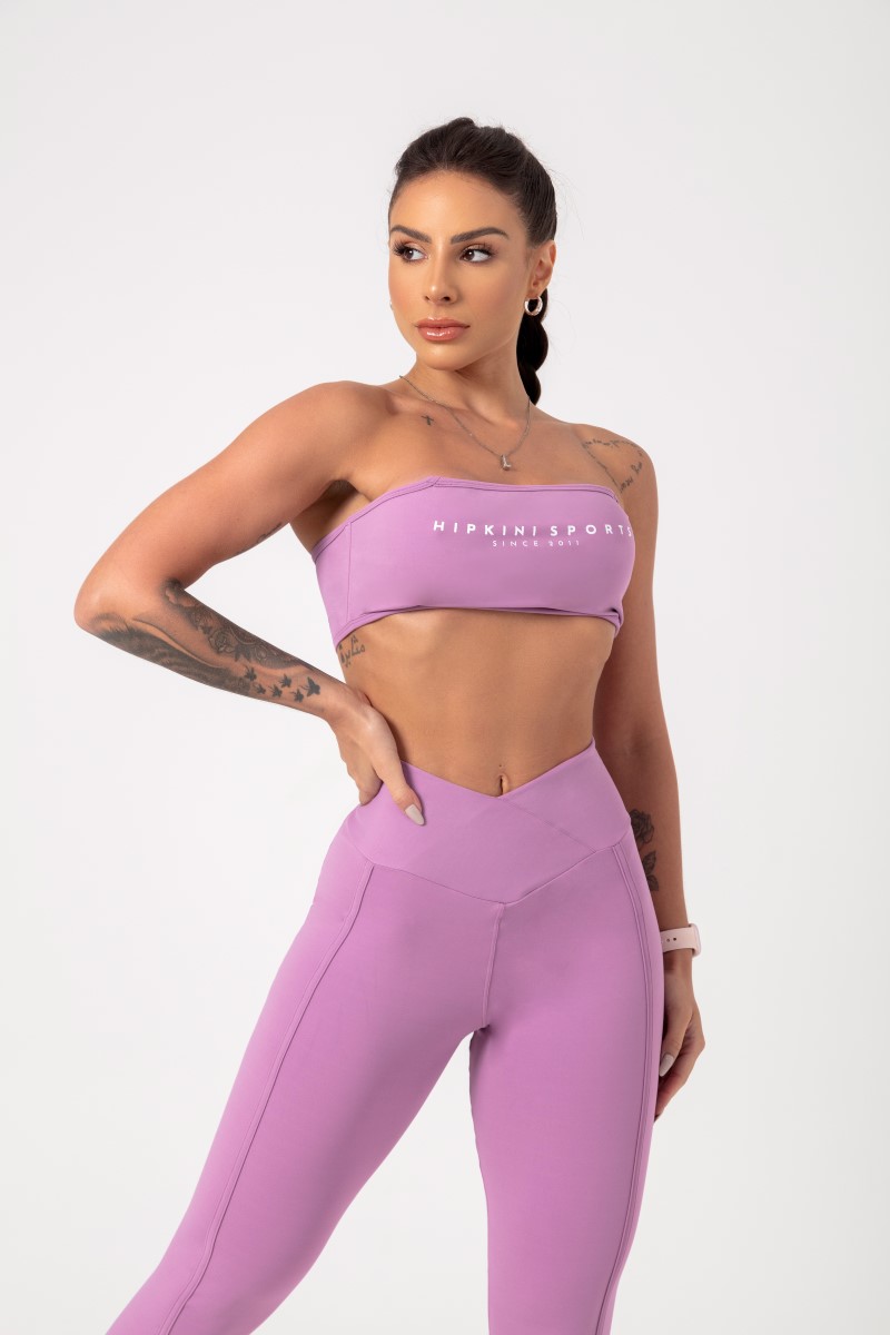 Hipkini - Lilac Movement Top with Removable Straps - 33330706