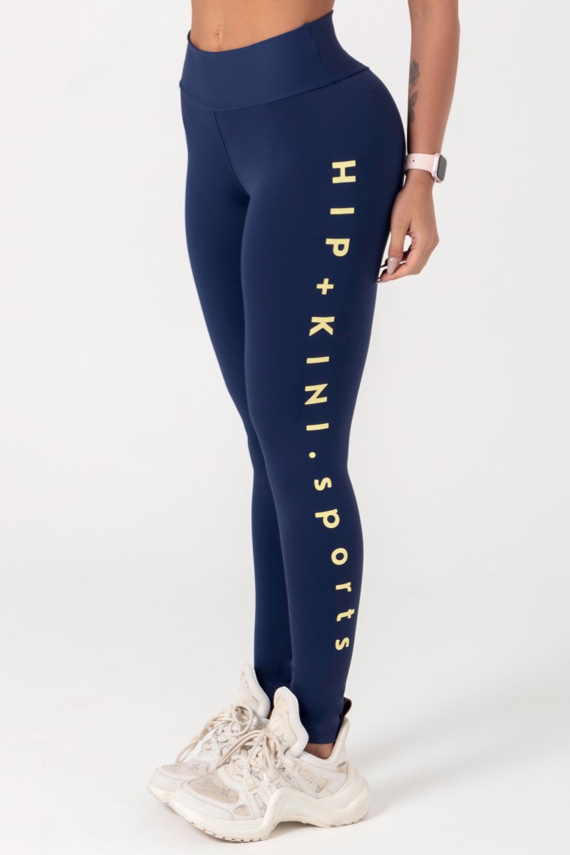 Hipkini - Blue Movement Leggings with Silk - 33330697