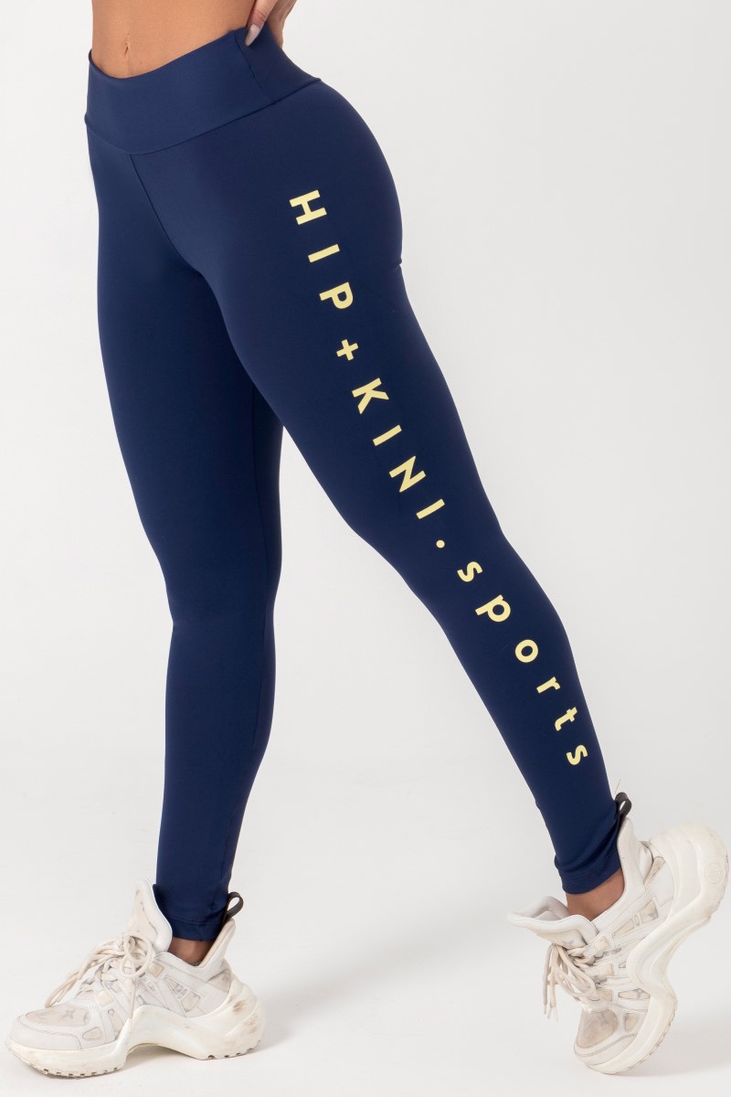 Hipkini - Blue Movement Leggings with Silk - 33330697