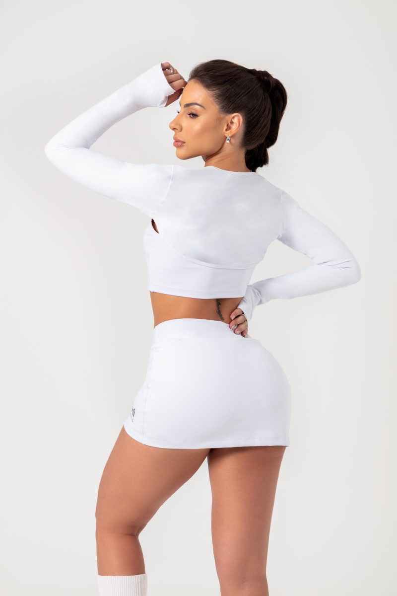 Hipkini - White Movement Blouse - 33330692