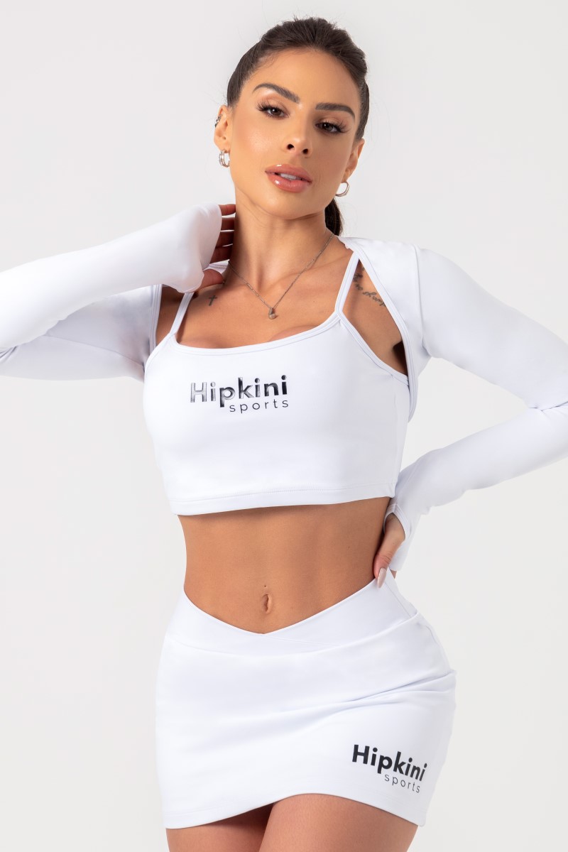 Hipkini - White Movement Blouse - 33330692