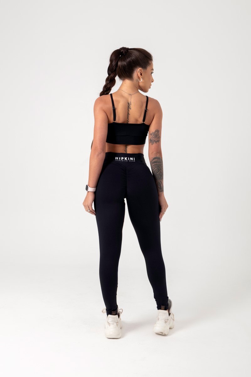 Hipkini - Black Movement Leggings with Silk on the waistband - 33330679