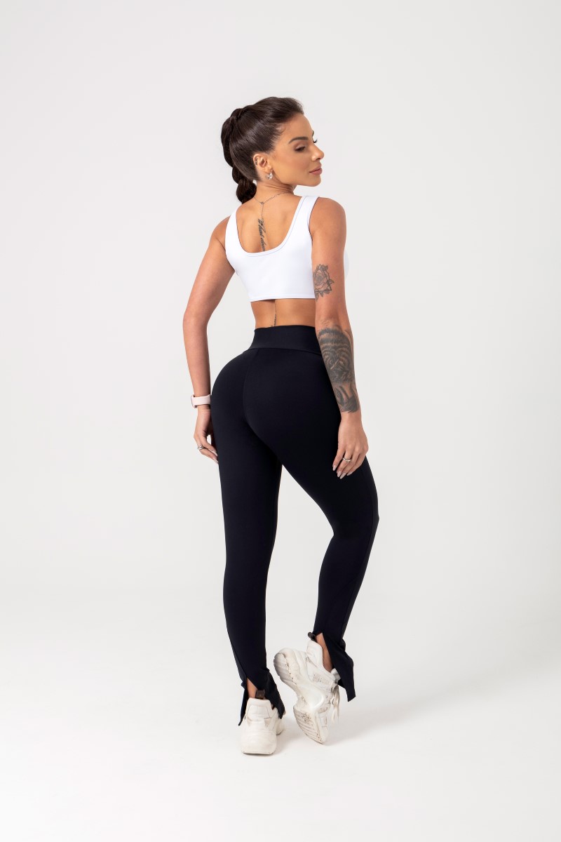 Hipkini - Black Movement Leggings with Silk - 33330681