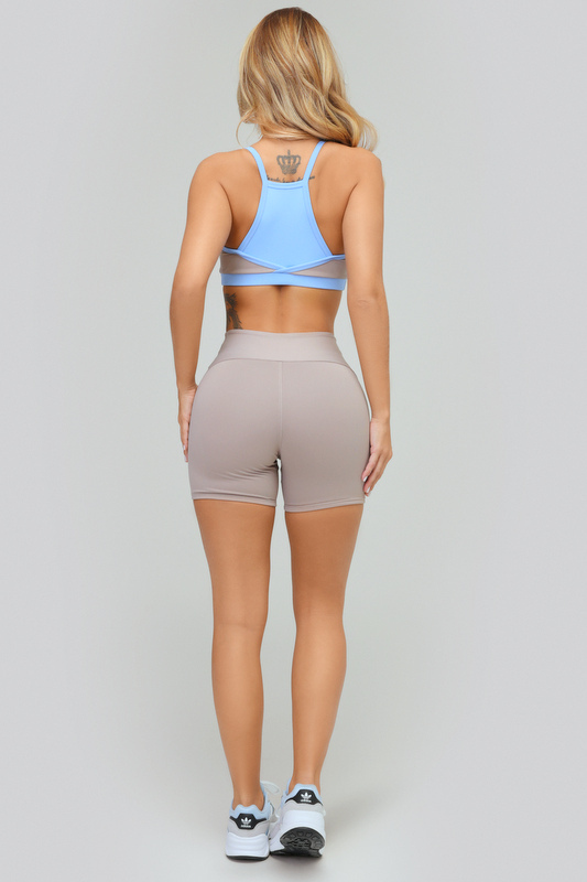 Lets Gym - Blossom Mocaccino Shorts - 2481MOC