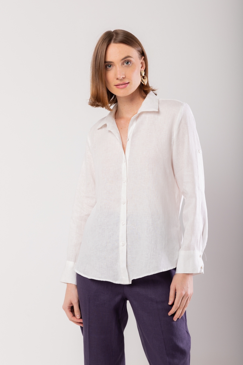 Hidrogênio - 100% OFF WHITE LINEN SHIRT - 20059018