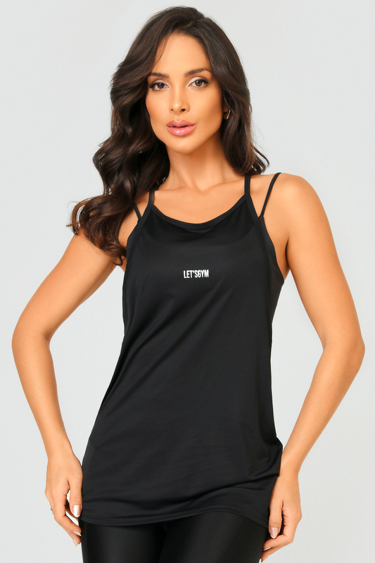 Lets Gym - Tank Shirt Status Black - 2457PT