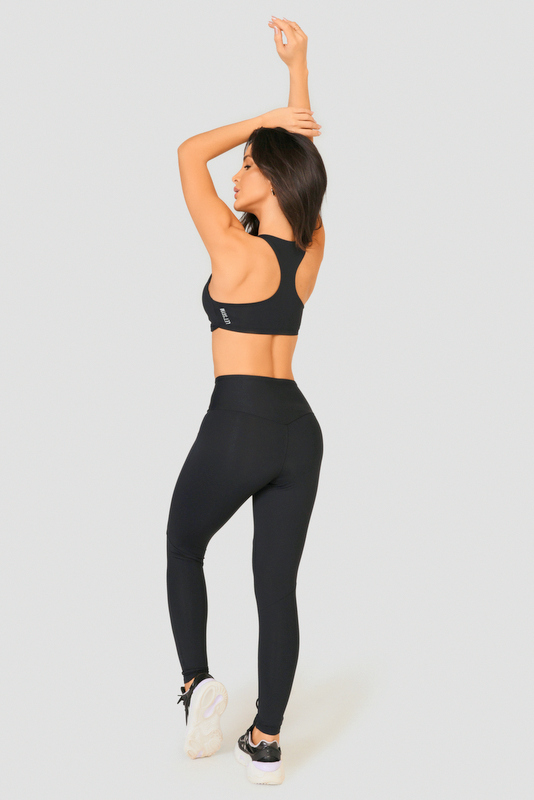 Lets Gym - Black Drop Legging - 2505PT