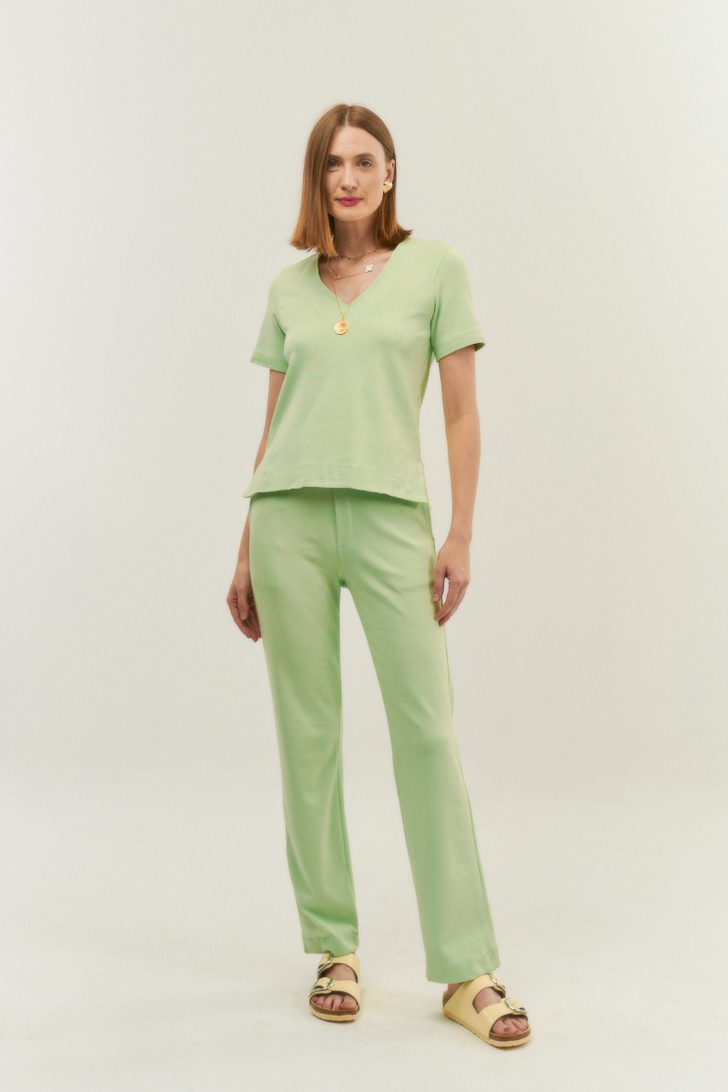 Hidrogênio - LINDALVA AQUAMARINE STRAIGHT PANTS SET - 20049553