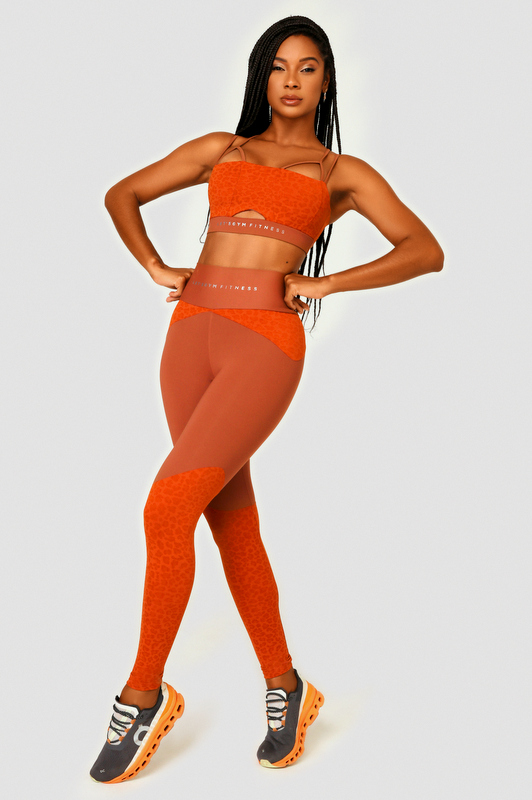 Lets Gym - Wild Ochre Leggings - 2507OC