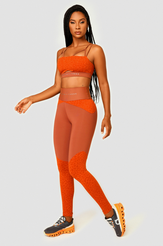 Lets Gym - Wild Ochre Leggings - 2507OC