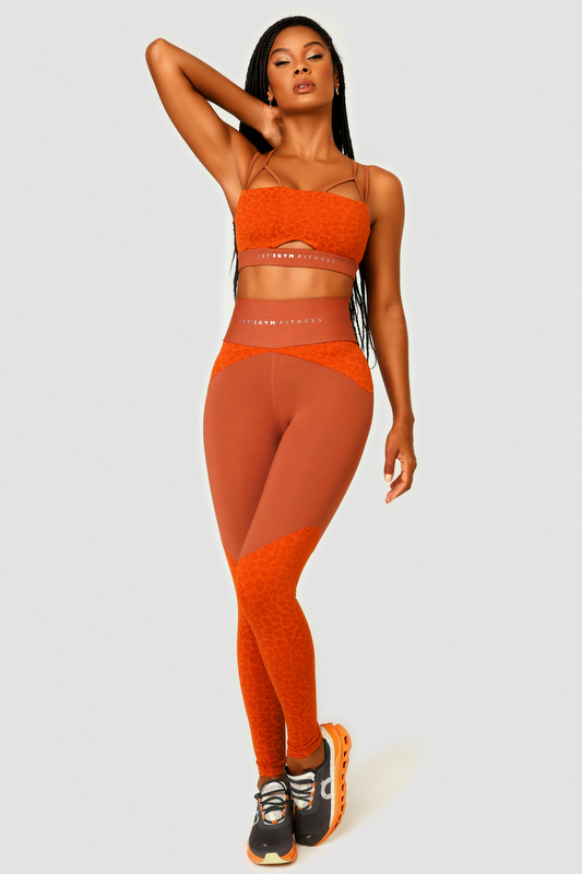 Lets Gym - Wild Ochre Leggings - 2507OC