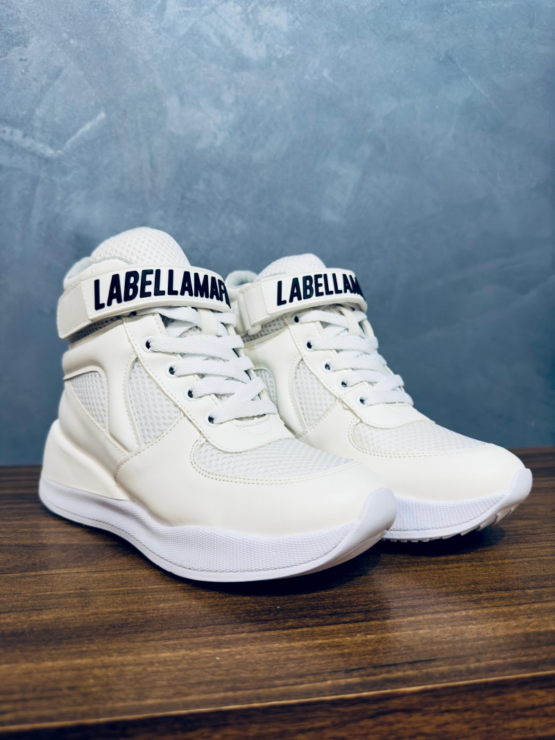 Labellamafia - WHITE LABELLA SNEAKERS BOOT TENIS - 34733BR