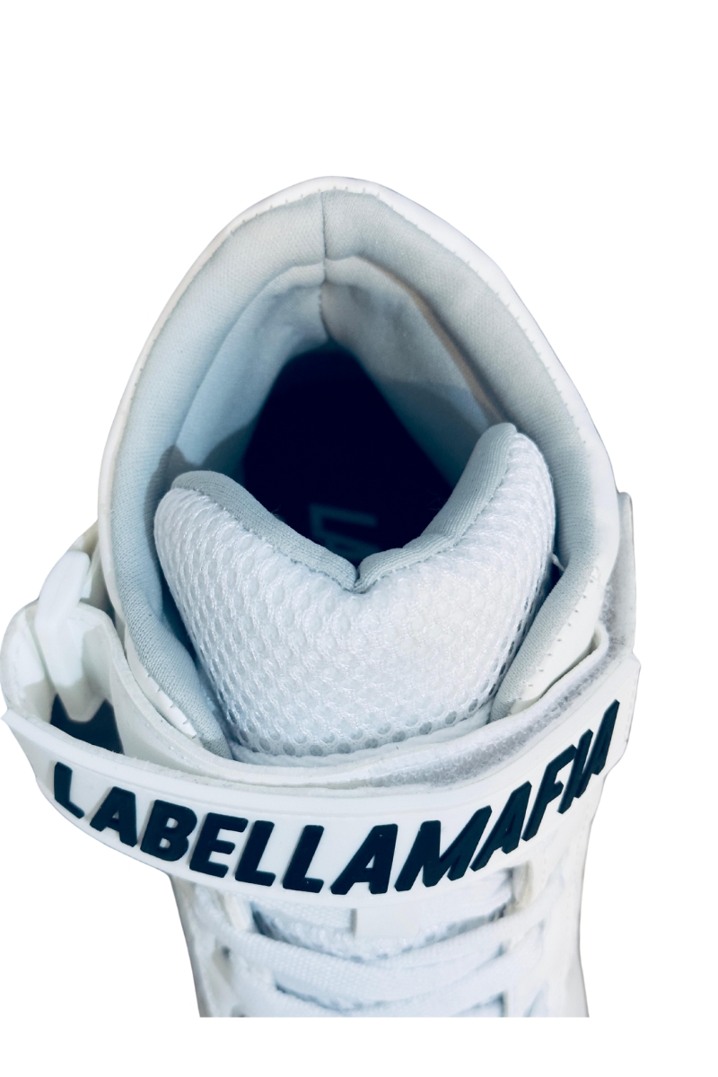 Labellamafia - WHITE LABELLA SNEAKERS BOOT TENIS - 34733BR