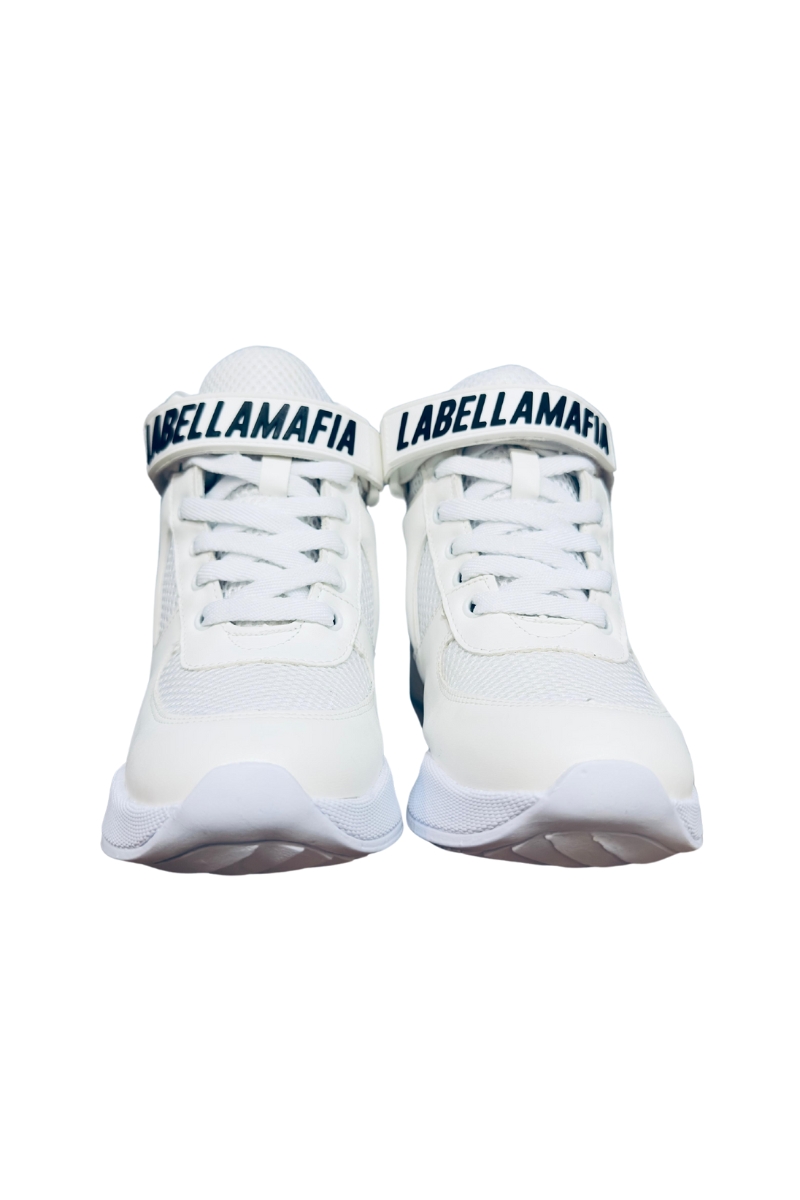 Labellamafia - WHITE LABELLA SNEAKERS BOOT TENIS - 34733BR