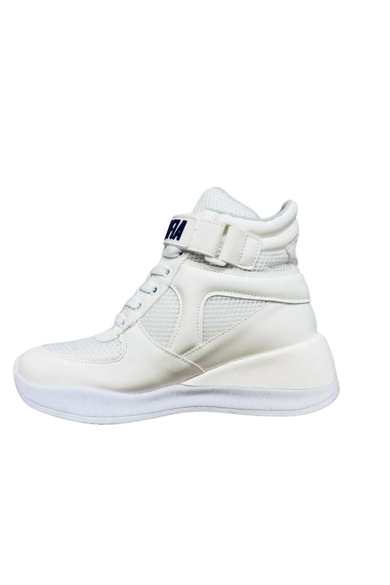 Labellamafia - WHITE LABELLA SNEAKERS BOOT TENIS - 34733BR