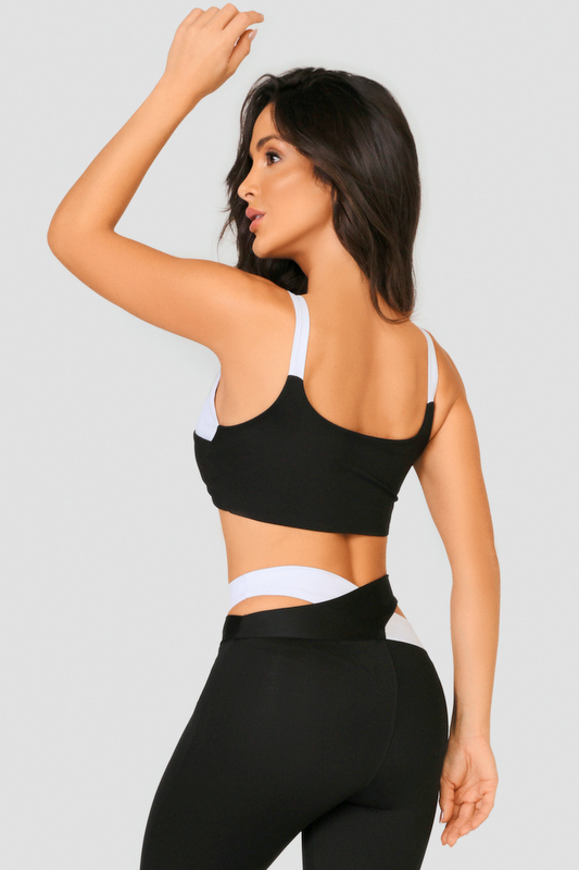 Lets Gym - Black Influence Top - 2490PT