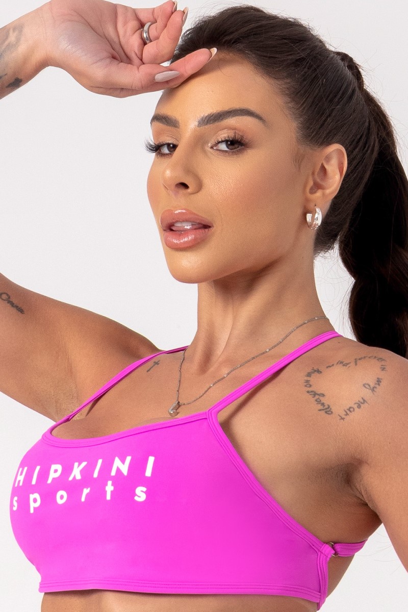 Hipkini - Pink Pink Movement Top with silk - 33330666