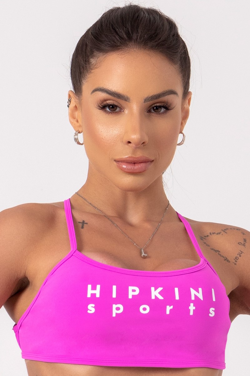 Hipkini - Pink Pink Movement Top with silk - 33330666