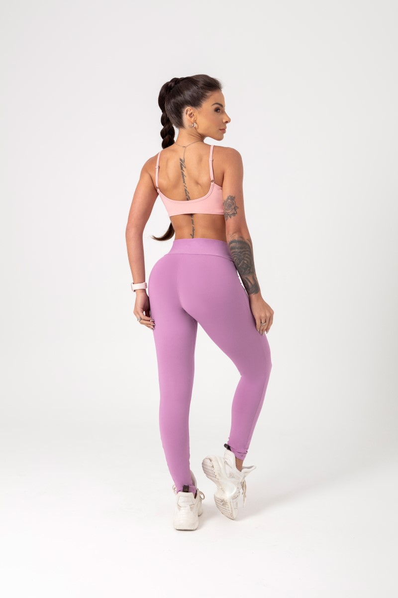 Hipkini - Lilac Movement Leggings with silk - 33330710