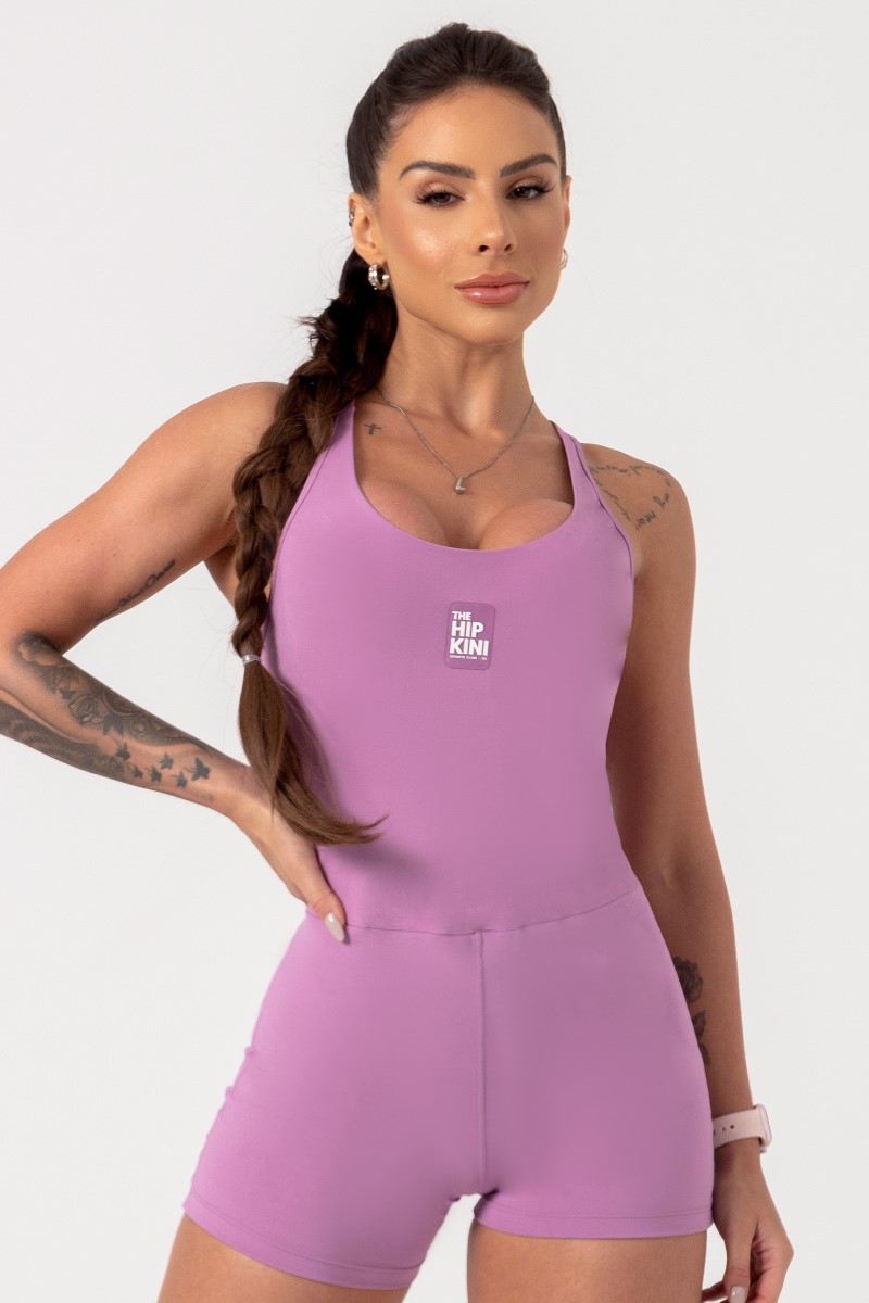 Hipkini - Movement Lilac Cross Strap Romper - 33330708