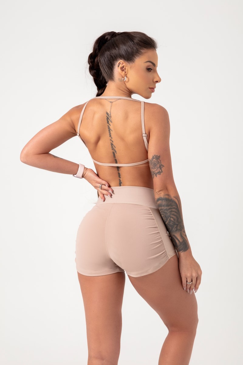 Hipkini - Movement Nude Shorts with Ruching - 33330705