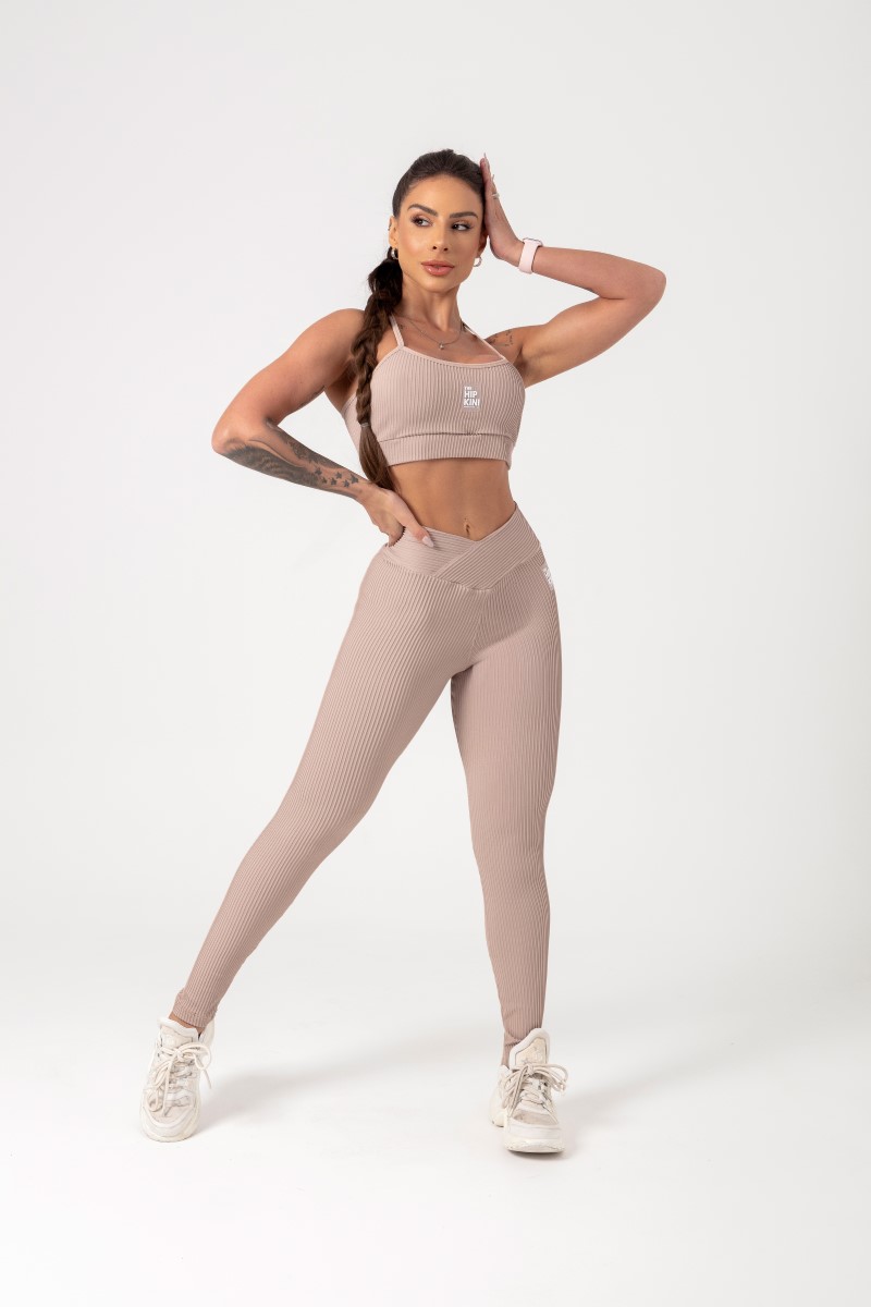 Hipkini - Movement Nude Ribbed Leggings - 33330702