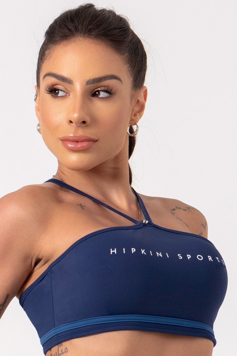 Hipkini - Navy Blue Movement Top with silk - 33330698