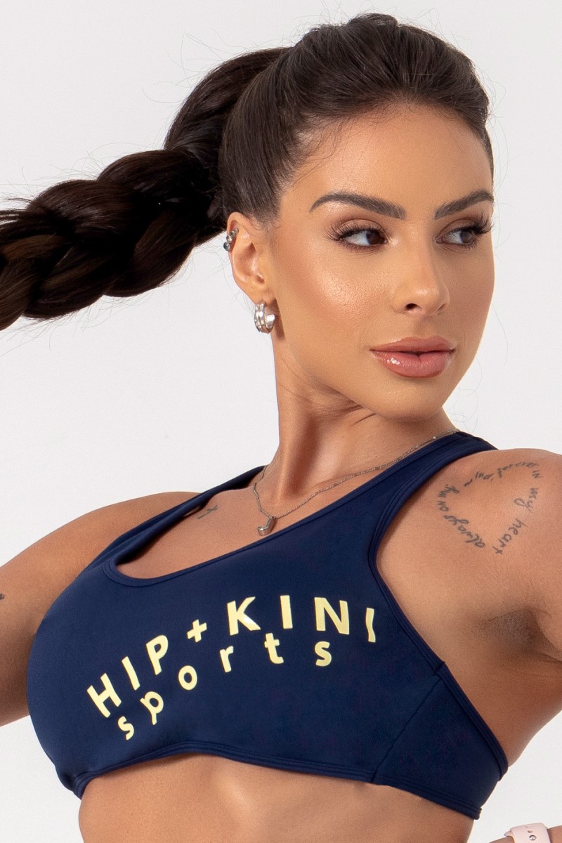 Hipkini - Movement Navy Blue tankrback Top - 33330696