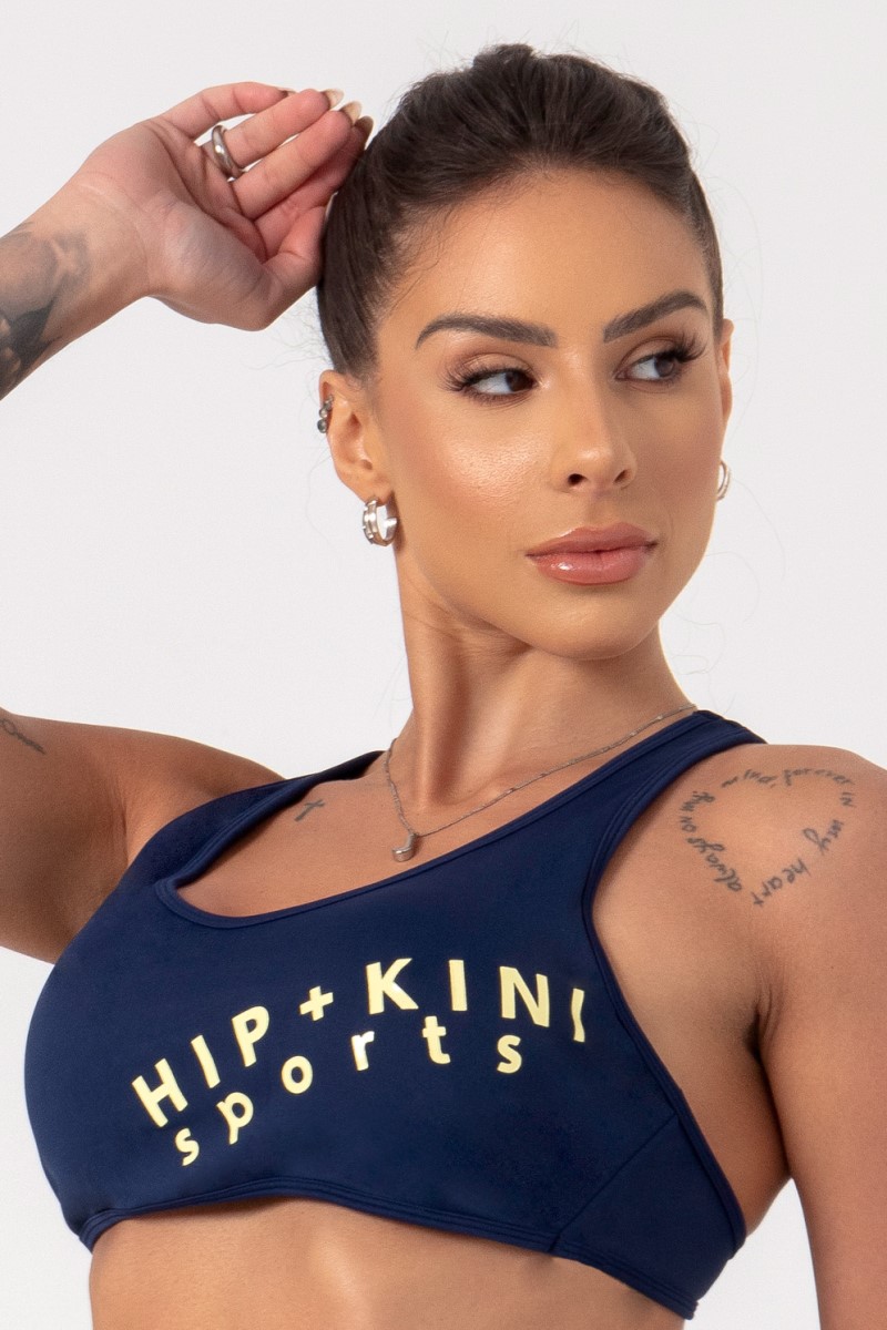 Hipkini - Movement Navy Blue tankrback Top - 33330696