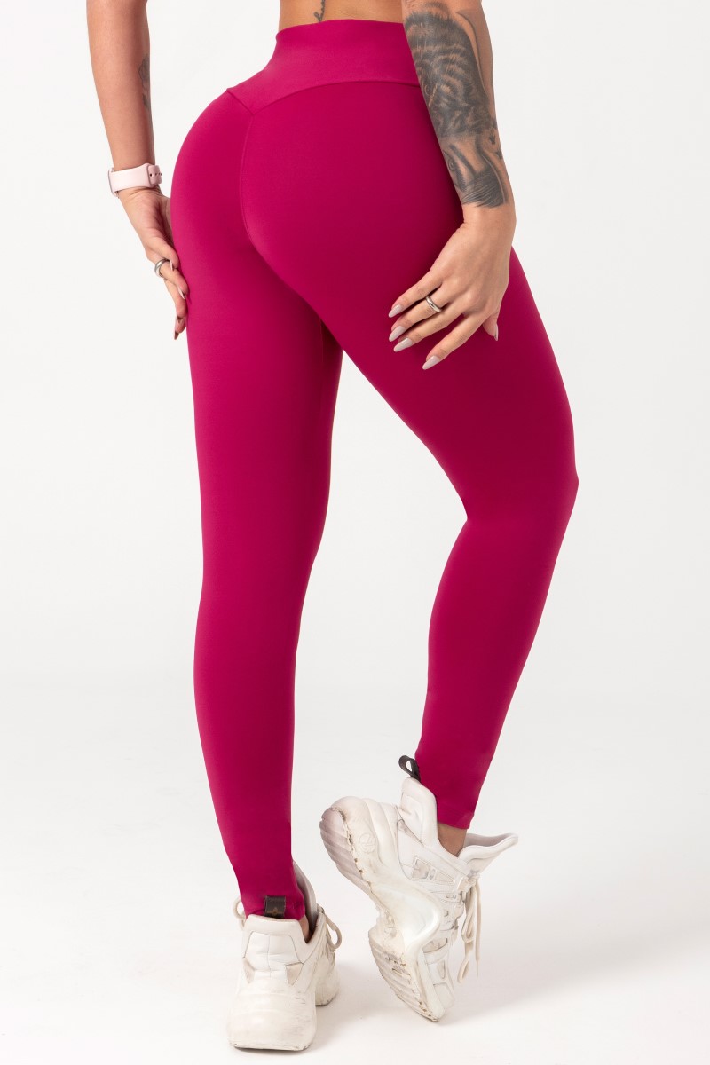 Hipkini - Legging Movement Magenta with Silk - 33330695