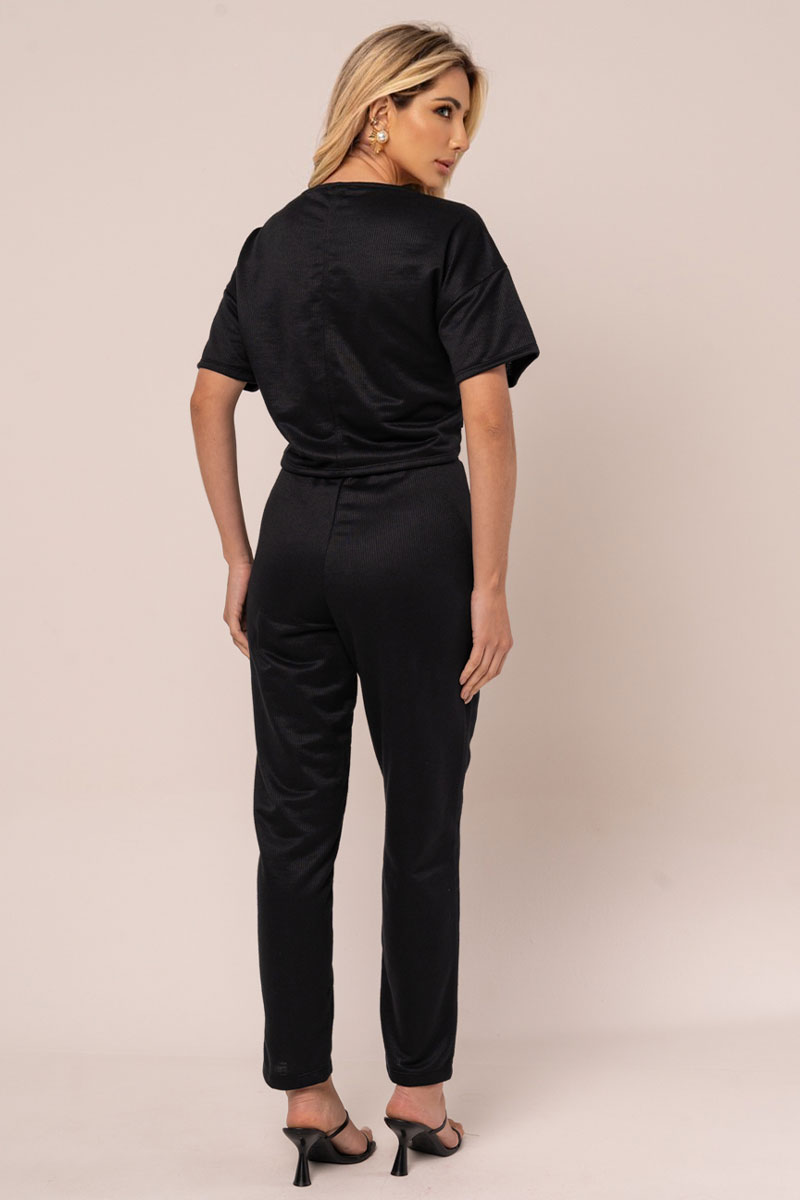 Miss Misses - Miss Misses Sweatpants With Pocket Black - 54323PRETO