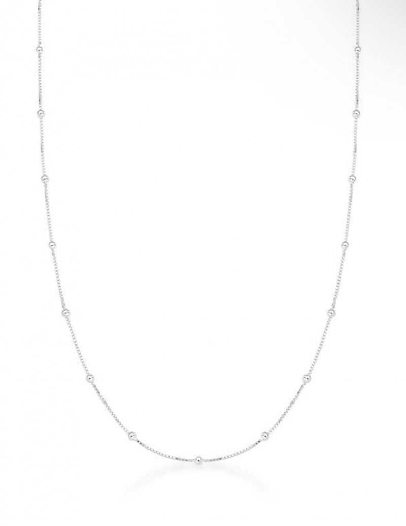 Mikabe - Micro Ball Necklace Silver - MK1967