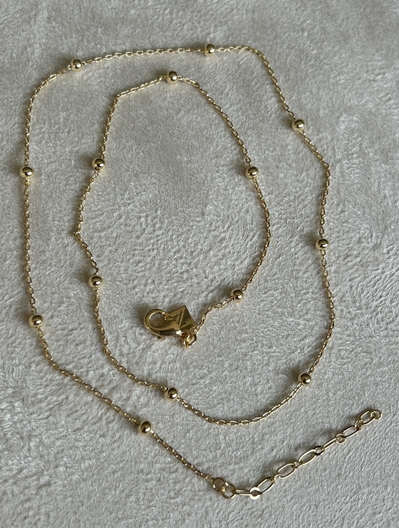 Mikabe - Micro Gold Ball Necklace - MK1968