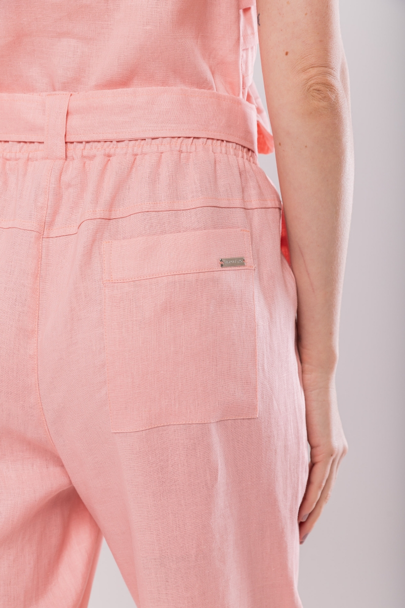 Hidrogênio - CARROT PANTS WITH ELASTIC RIBBONS AND PLEATS ANA ROSA - 20140021