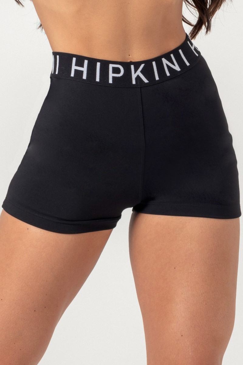 Hipkini - Follow the Sun Shorts in Black with Elastic Waistband - 33330752