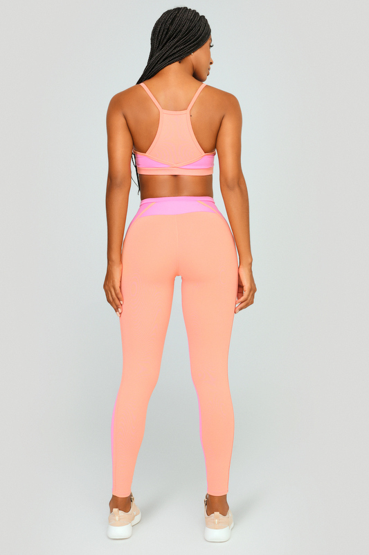 Lets Gym - Pink Blossom Leggings - 2480RO