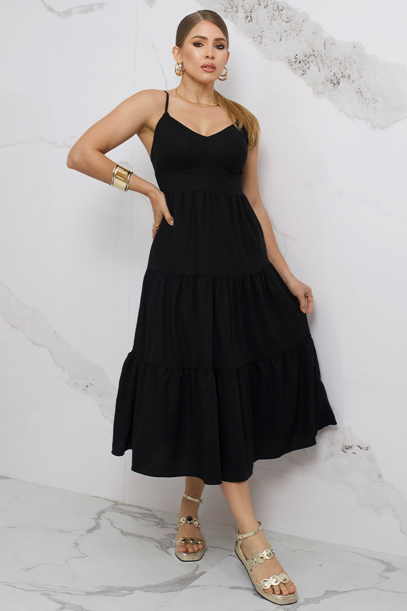 Miss Misses - Dress Miss Misses Rafaela Black - 54394PRETO