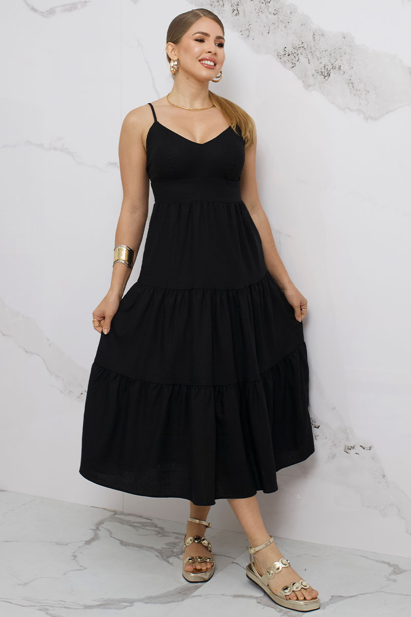 Miss Misses - Dress Miss Misses Rafaela Black - 54394PRETO