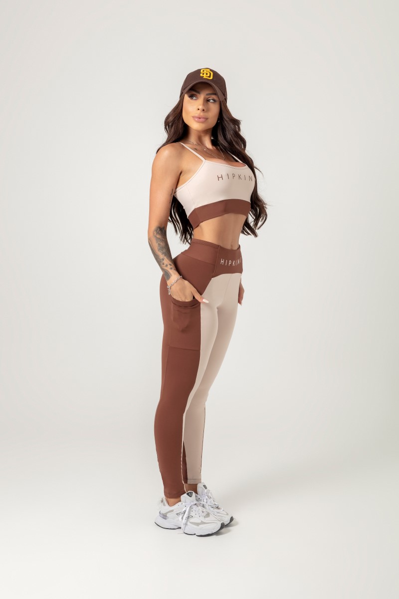 Hipkini - Follow the Sun Duo Cream Legging with Pocket - 33330758