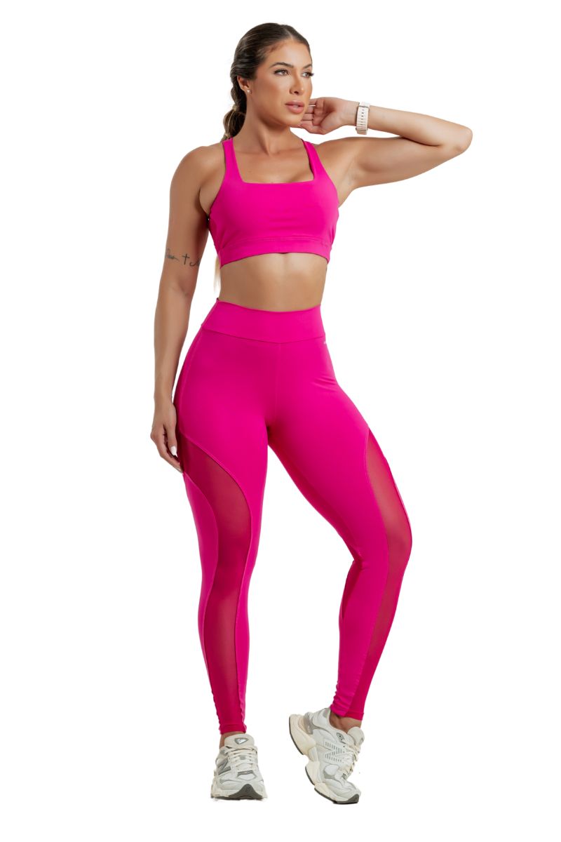 Garotafit - Pink Trusty Set - FCS357DMG